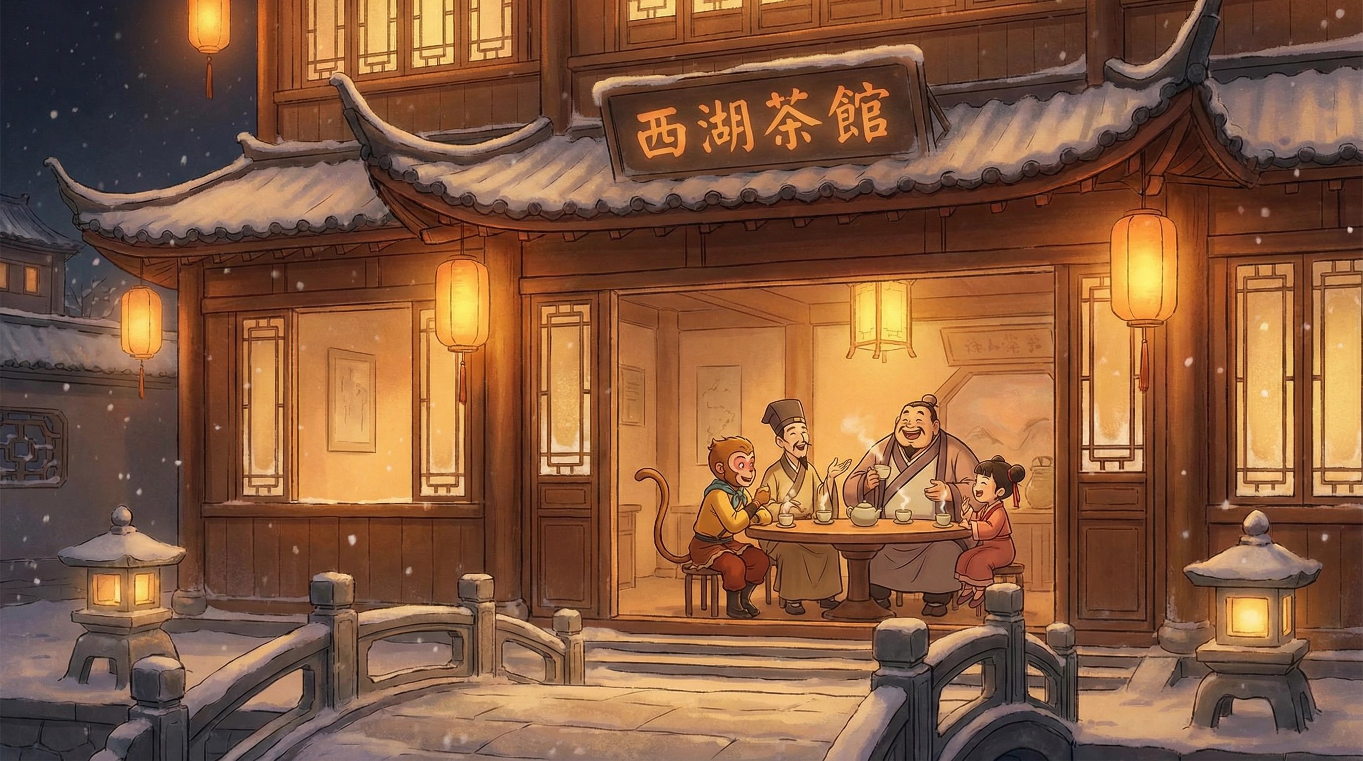 每日视频大赛实时更新-茶馆夜话温暖时光